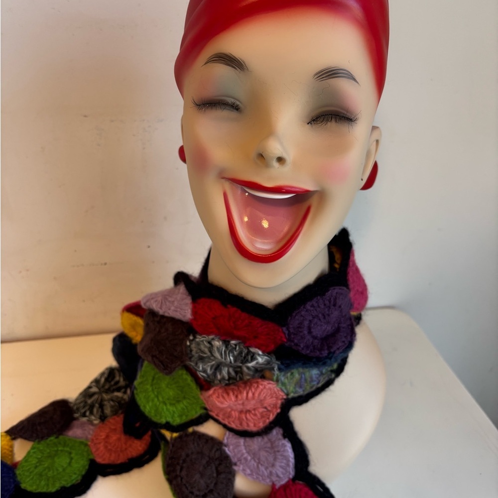 Lucky Brand Colorful Knit Scarf